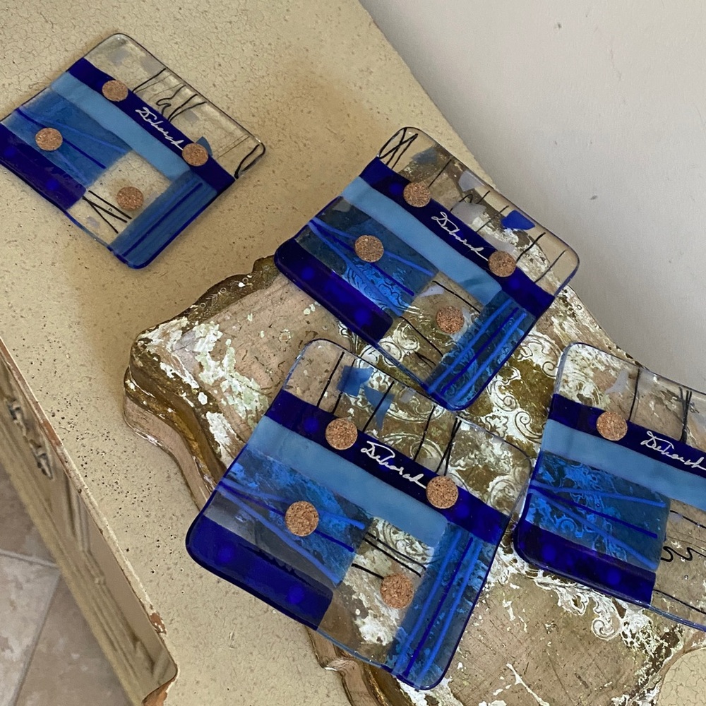 ART GLASS Coasters - Picture 6 of 6
